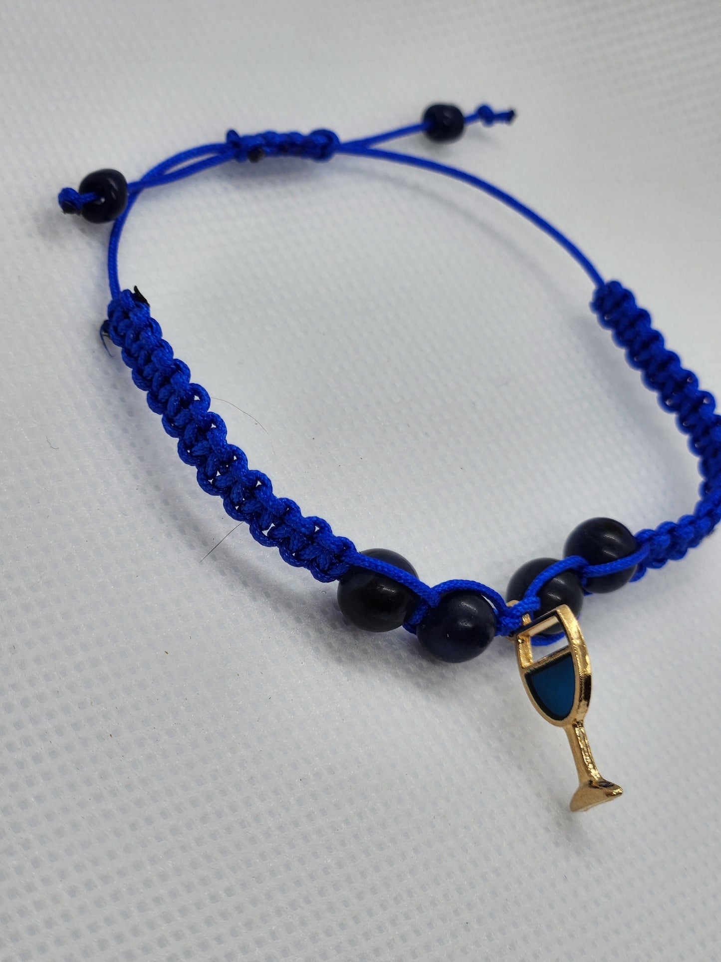 Blue wine lapiz azuli bracelet