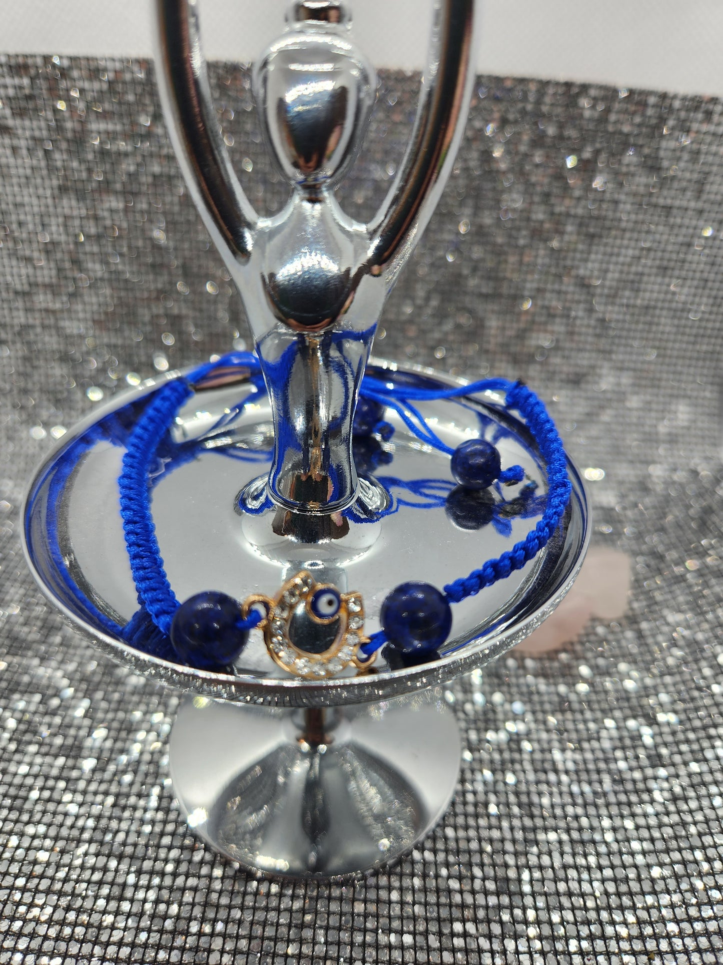 Lapiz azuli charm bracelet