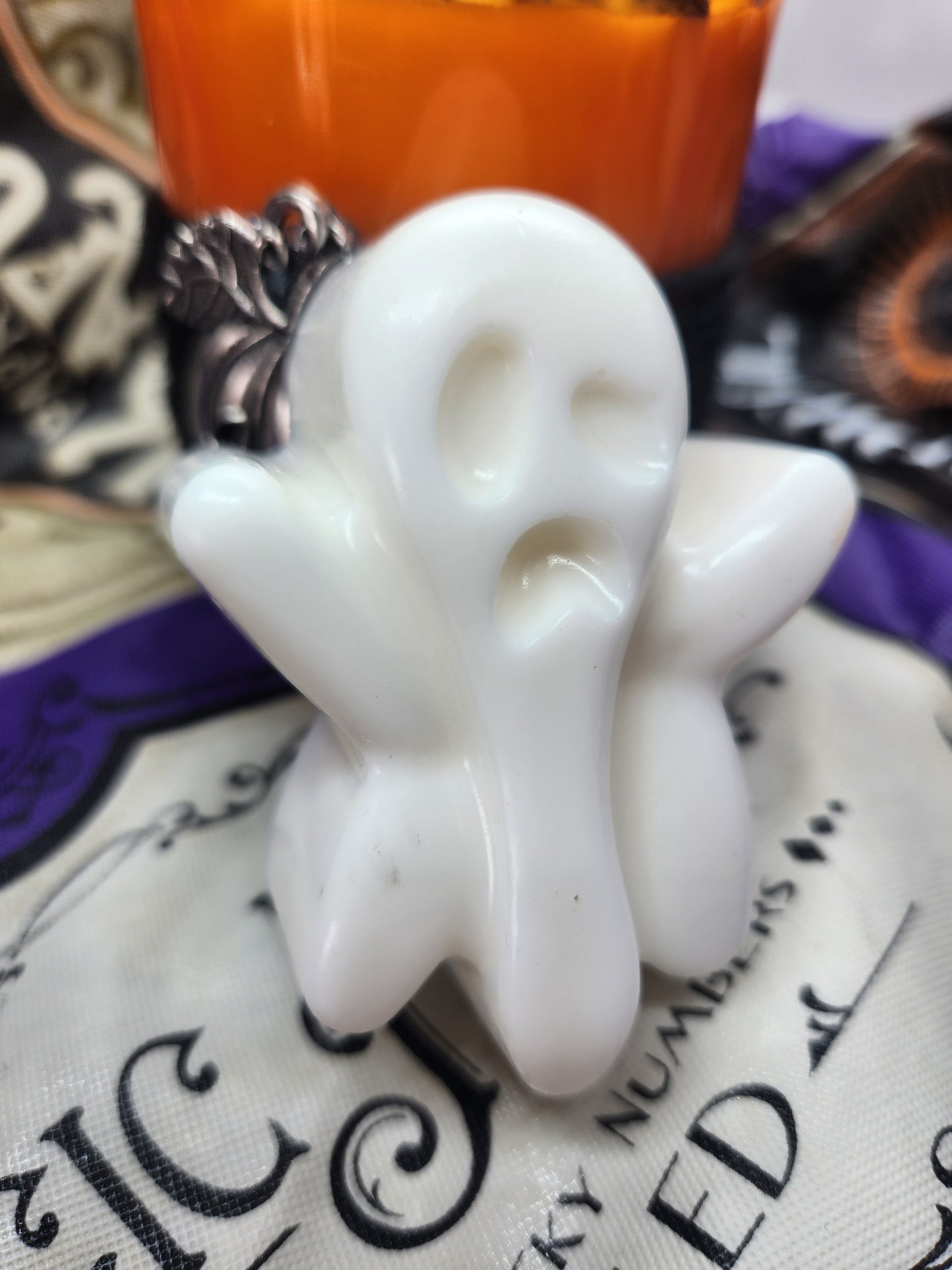 Ghost holloween soap