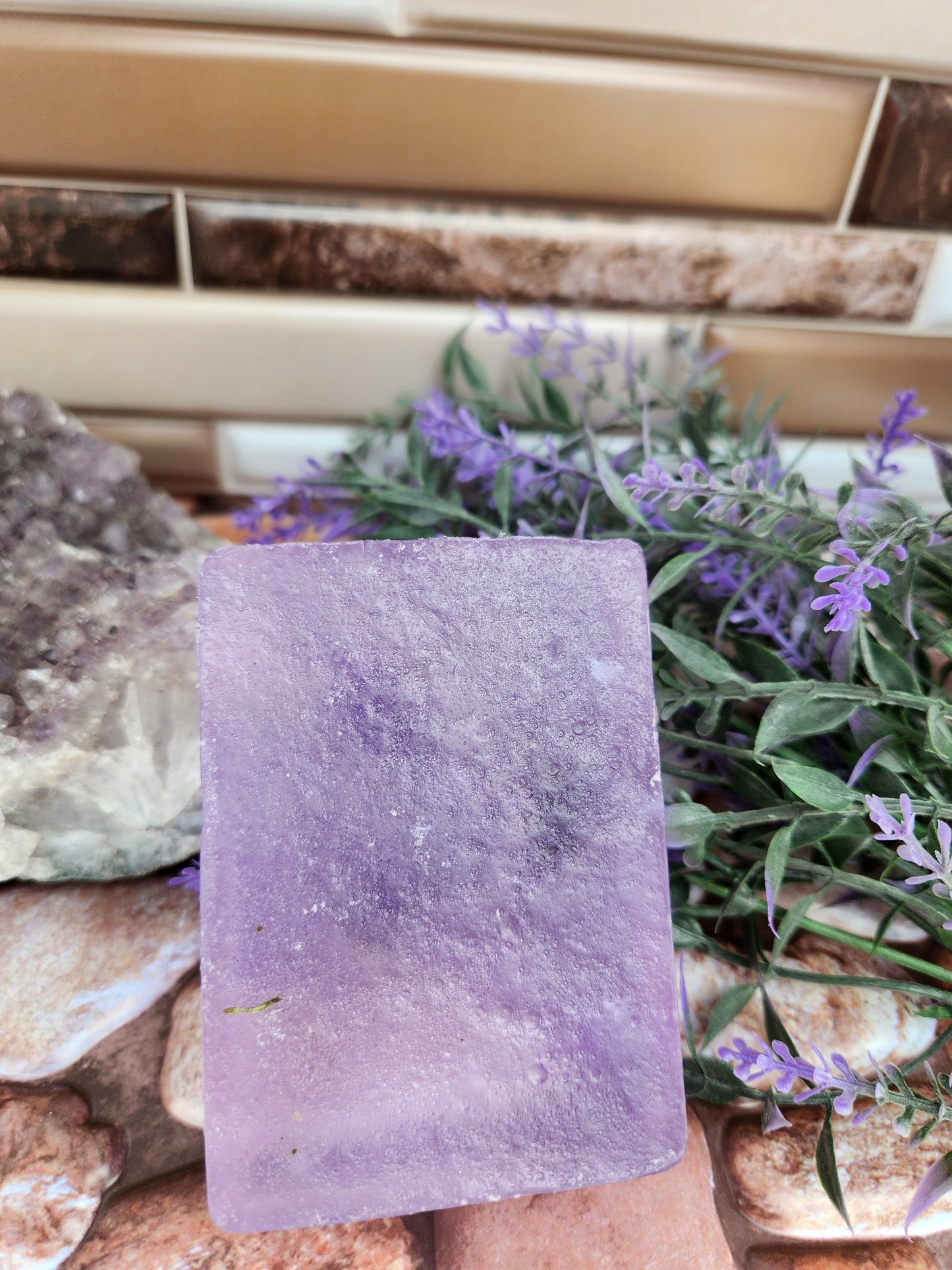 Amethyst lavender soap