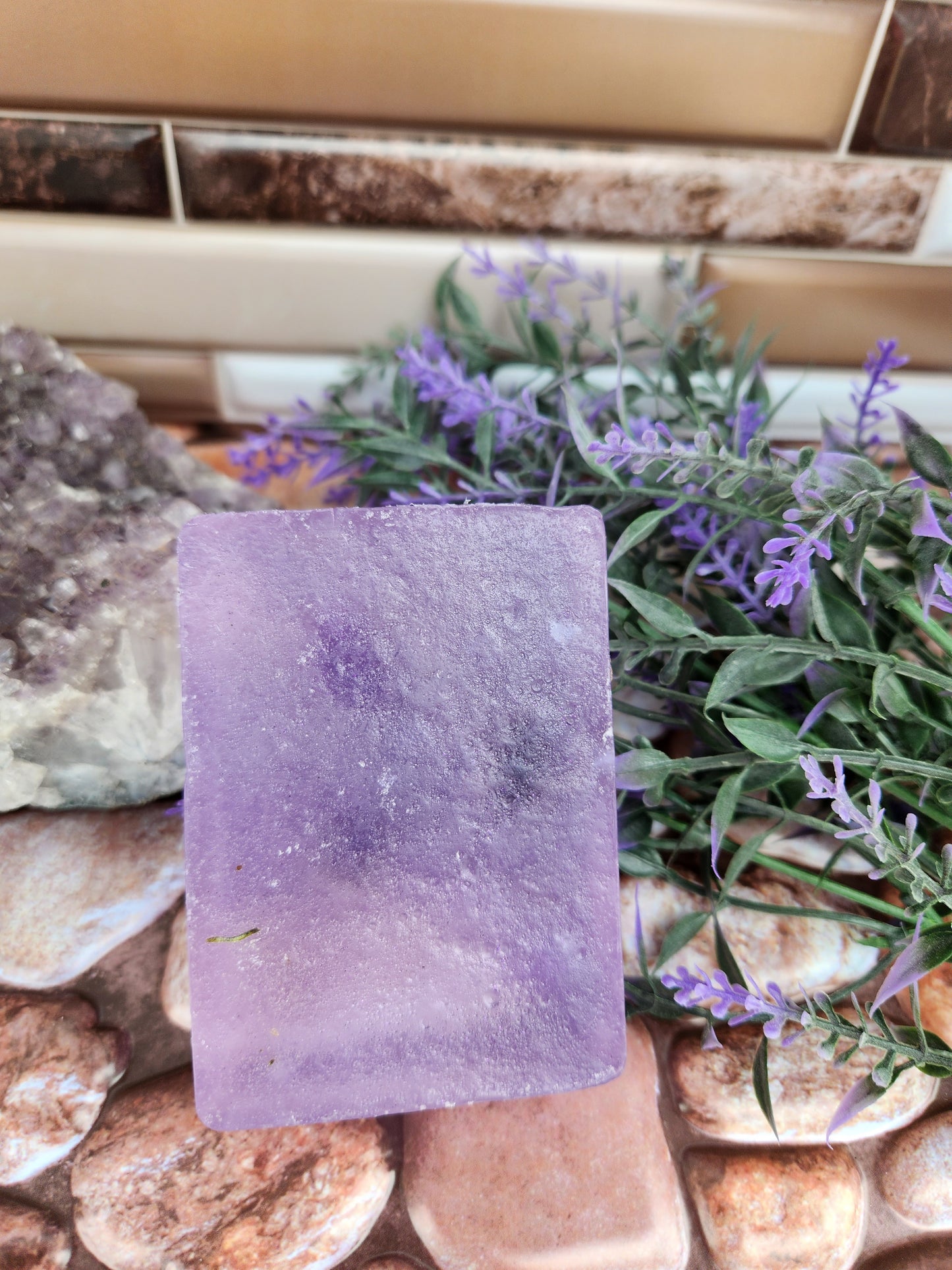 Amethyst lavender soap