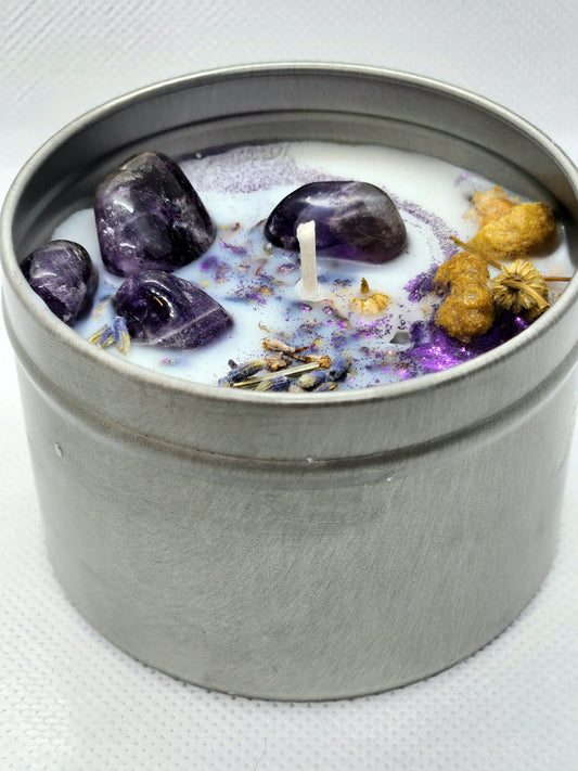 Luxury relax intention candle