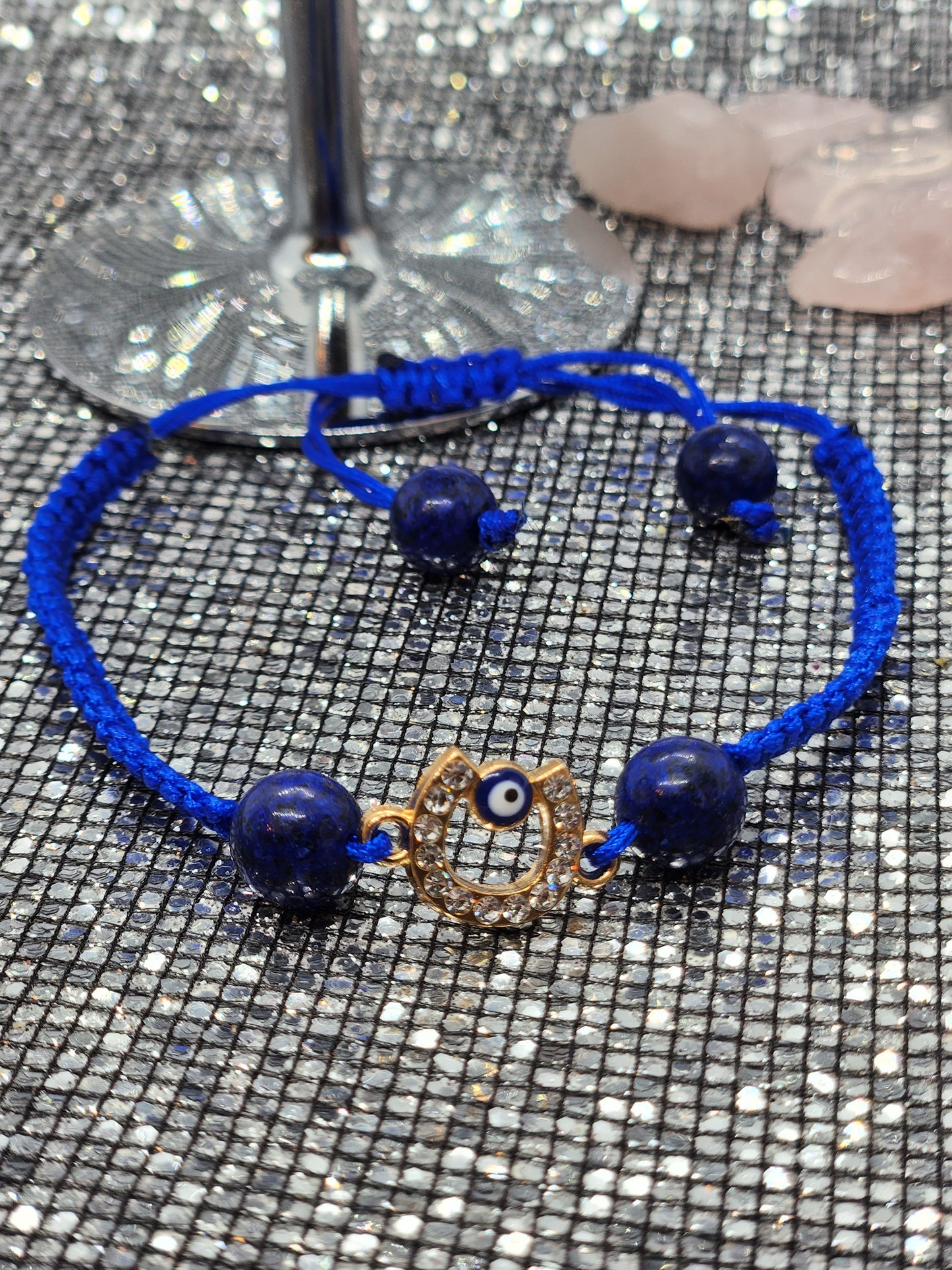 Lapiz azuli charm bracelet