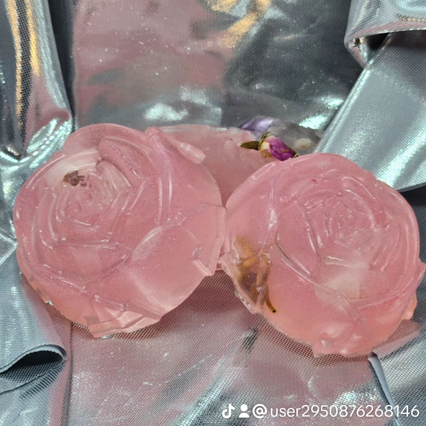 Rose quartz soap